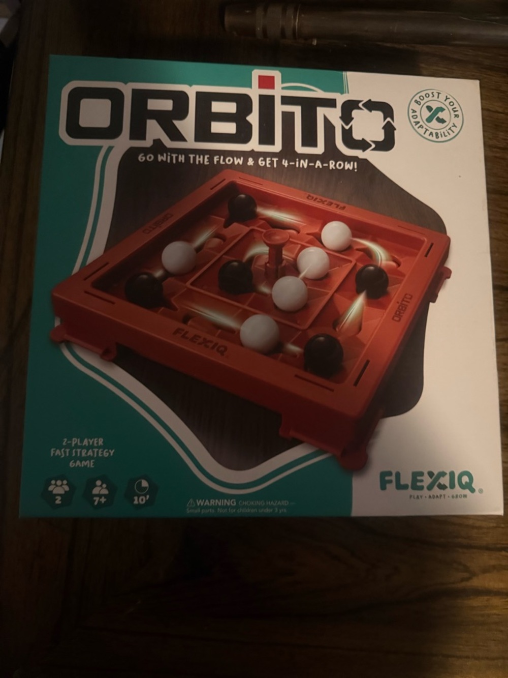 Flexiq Orange Orbitio Tactical Two-Player Board Game